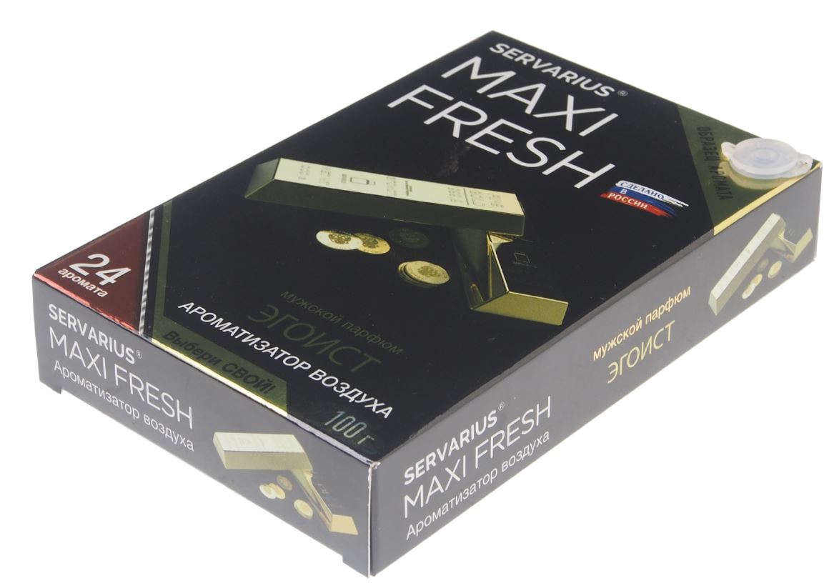 Ароматизатор под сиденье MAXI FRESH MF-101 (эгоист) гелевый 100гр /1/40