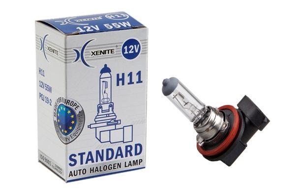 Автолампа галогенная H11 12V STANDARD (упаковка 1 шт.) ,XENITE