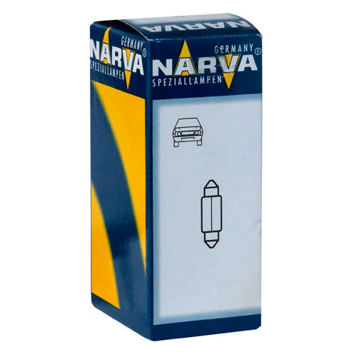 Автолампа C10W (SV8.5/8) 28мм 12V NARVA /10/200