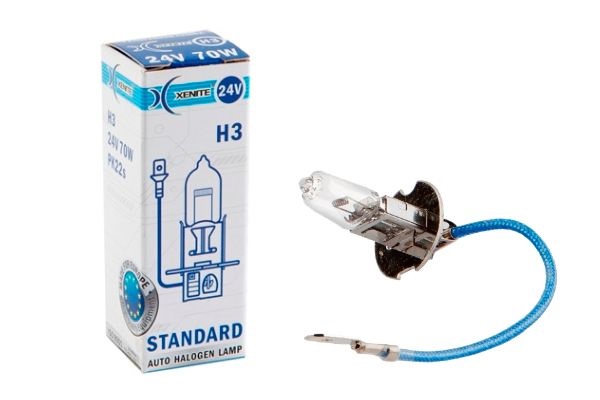 Автолампа галогенная H3 STANDARD (24V) (упаковка 1 шт.) ,XENITE