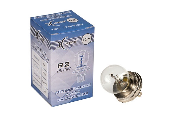 Автолампа R2 75/70W (12V) (упаковка 1шт.) ,XENITE